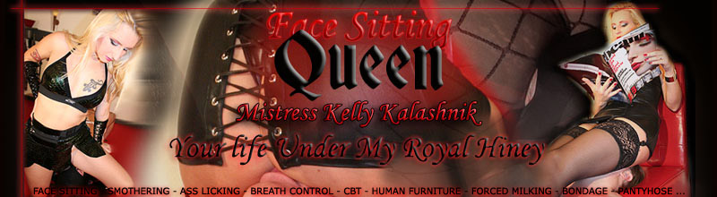 Mistress Kelly Kalashnik / Королева Фейсситтинга. Госпожа Келли Калашник